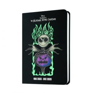 Grupo erik Agenda scolaire 2025/2026, semainier, format poche, 17 mois, Disney L'Étrange Noël de Monsieur Jack
