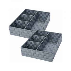 Image de Wenko Organiseur de salle de bains Adria gris