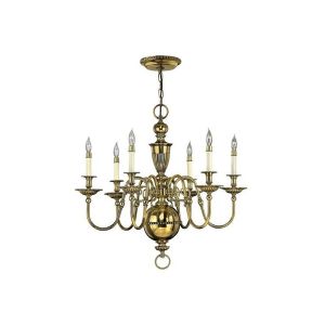 Hinkley Chandelier Cambridge 6x60W Laiton