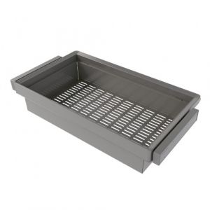 Emuca Kit panier métallique et rack ajustable Quartz pour armoires - titane - module 600 mm