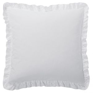 Taie d'oreiller coton FROUFROU - blanc