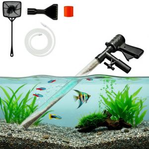 Pawesome - Aspirateur pour aquarium - Nettoyeur de fond - Nettoyeur de gravier pour aquarium - Aspirateur de fond - Sans pile