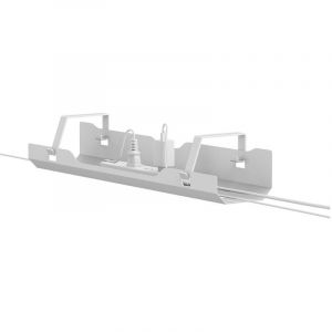 NeoMounts Plateau de gestion de c&acirc;bles - mont&eacute; par vis, universel - montable sous bureau - blanc