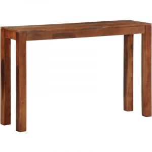 VidaXL Table console 120x30x76 cm bois massif d'acacia