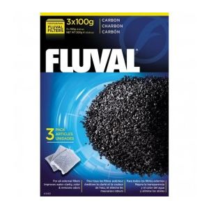 Fluval Charbon a filtration 3x100 g