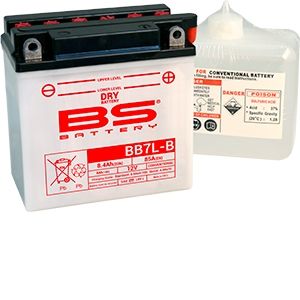 Image de BS Battery Batterie BS BB7L-B2 conventionnelle livrée avec pack acide