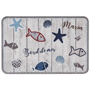 Tapis de cuisine motifs bord de mer PISCO 40X60