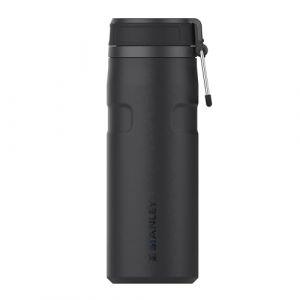 Stanley Isolierflasche 0,47L - ICEFLOW BOTTLE TWIST FLIP Trinkflaschen 1 ct Schwarz (38.99 € / 1 ct)