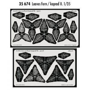Eduard MAQUETTE LEAVES FERN/KAPRAD II 1/35 35674