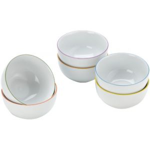 Image de Arzberg 2100/70657/3225 Cucina Colori Service bol en porcelaine 6 pièces Coffret cadeau rouge Import Allemagne