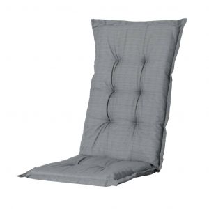 Image de Madison Coussin de chaise &agrave; haut dossier Basic 123x50 cm gris