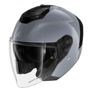 Shark Casque jet RS Jet Blank gun silver- S