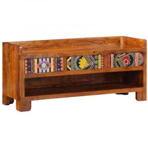 VidaXL Banc à chaussures Multicolore 100 x 35 x 45 cm