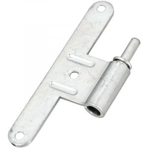 Mermier Lame m&acirc;le pour paumelle bois universelle 130x43mm forme en T gauche inox - 627790