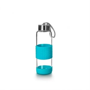 Image de Ibili BOUTEILLE EN VERRE ET SILICONE SKY 0.36L BLUE