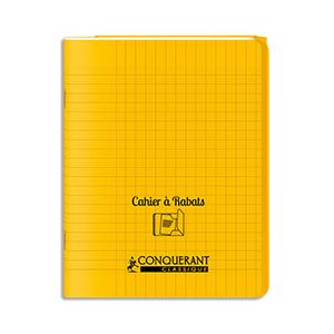 Oxford Conquerant classique - Cahier piqure - 17x22 cm - seyes - 48 pages - couverture poly