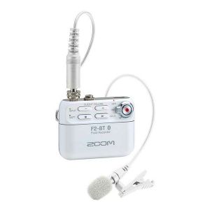 Zoom Enregistreur Portatif F2 Blanc ultra compact avec micro lavalier