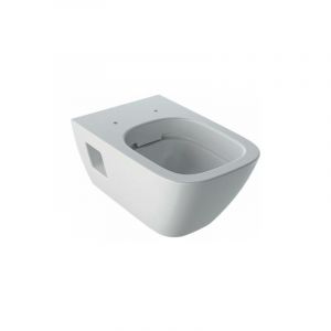 Image de Geberit Cuvette WC suspendu Renova Plan, semi-carénée, Rimfree, 54cm, Blanc