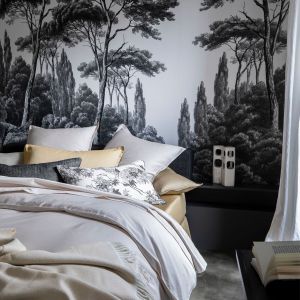 Alexandre Turpault Parure de lit unie en satin de coton bio, Teophile