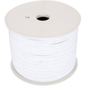 Efectoled - Ruban led Néon Dimmable 220V bobine 50m Blanc Froid Semi-Circulaire 180 7.5W/m Coupe 100cm IP67 6000K Blanc froid