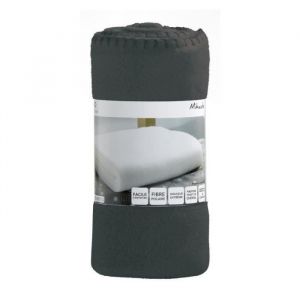 Les Ateliers du Linge Plaid polaire Mikado ombre