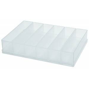 Raaco Insert de coffret de rangement (L x l x h) 238 x 168 x 47 mm Nombre de compartiments: 6