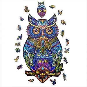 Acropaq Hibou Bois, Puzzle Adulte, PUZA4O, A4