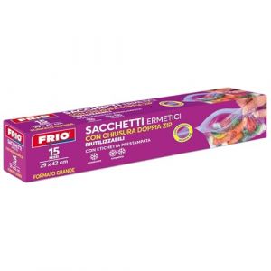 FRIO SACCHETTI GELO CHIUS ZIP 15PEZZI GRAN