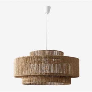 Plafonnier d'ext&eacute;rieur en papier tress&eacute; Kena SKLUM &Oslash;80 cm