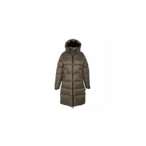 Schott NYC Mixte Belstar2wrs DOUDOUNE CAPUCHE LONGUE FEMME QUILTEE, BRONZE, S EU