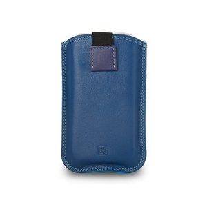 Dudu Etui pour iPhone SE/5S/4S en cuir multicolore avec Pull Up Bleu
