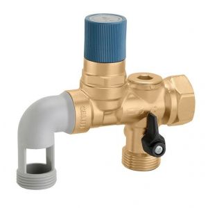 Thermador Groupe sécurité NF CALEFFI Laiton - Coudé - 3/4"" (20/27)