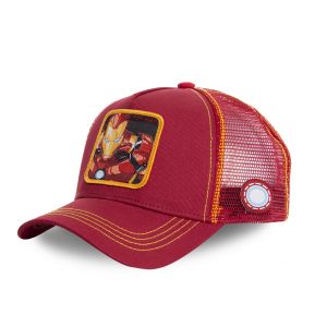 Image de Freegun Casquette capslab marvel iron man rouge