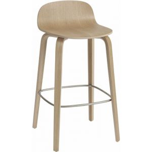 Muuto Tabouret de bar 65 cm en chêne naturel Visu