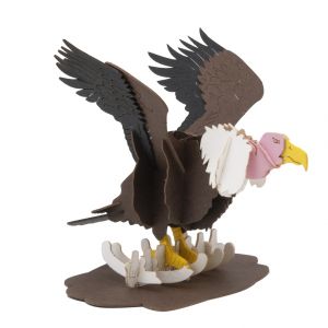 Fridolin Maquette 3d En Papier Vautour