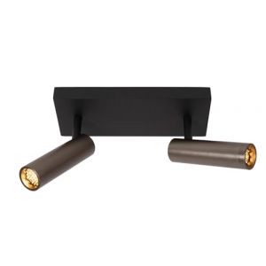 Lucide GRADO - Spot plafond - 2xGU10 (MR11) - Fer gris