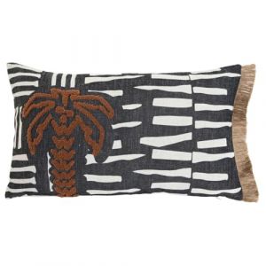 Home ESPRIT Coussin Tropical Palmier 50 x 15 x 30 cm