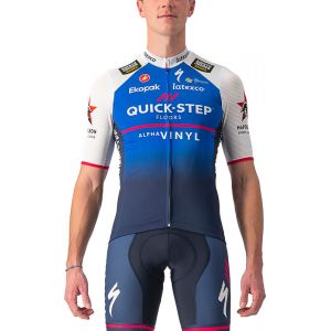 Image de Castelli Maillot Manche Courte Competizione L Belgian Blue / White