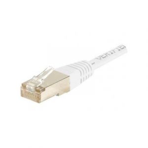 Cordon RJ45 cat rie 6 F/UTP blanc 0,3 m