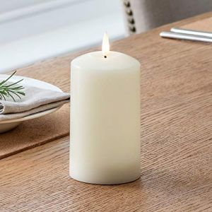 Lights4Fun Bougie Pilier TruGlow à LED de 12cm