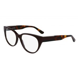 Lacoste Femme L2906 603 Montures optiques Plastique Rouge sombre Ronde