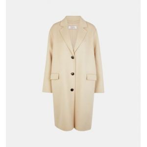 Image de Galeries Lafayette Manteau Claudel genoux lainage Beige