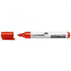 Legamaster TZ 100 Caja de 10 Rotuladores Rellenables Rojos
