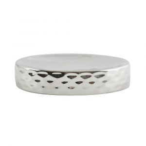 Image de MSV Porte Savon C&eacute;ramique PHOENIX Argent