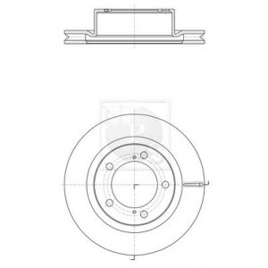 NPS 1 Disque de frein T330A155