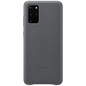 Samsung Coque S20+ Cuir gris