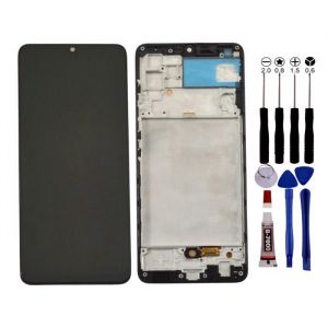 Ecran Pour Samsung galaxy A32 4G LCD SM-A325F SM-A325M SM-A325N Châssis Noir - LCD / Noir / Avec Kit Outils