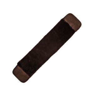 Image de Fourreau de sangle pour cheval en peau de mouton synth&eacute;tique Burioni Western