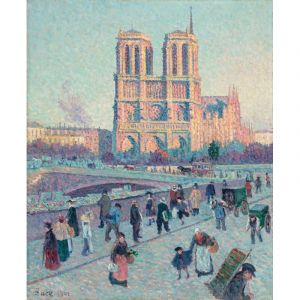 Puzzle Michèle Wilson Puzzle en Bois découpé à la Main - Maximilien Luce - Notre Dame