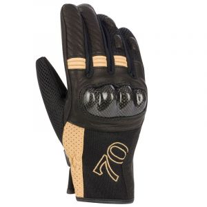 Segura Gants textile femme Russel noir/marron- 5